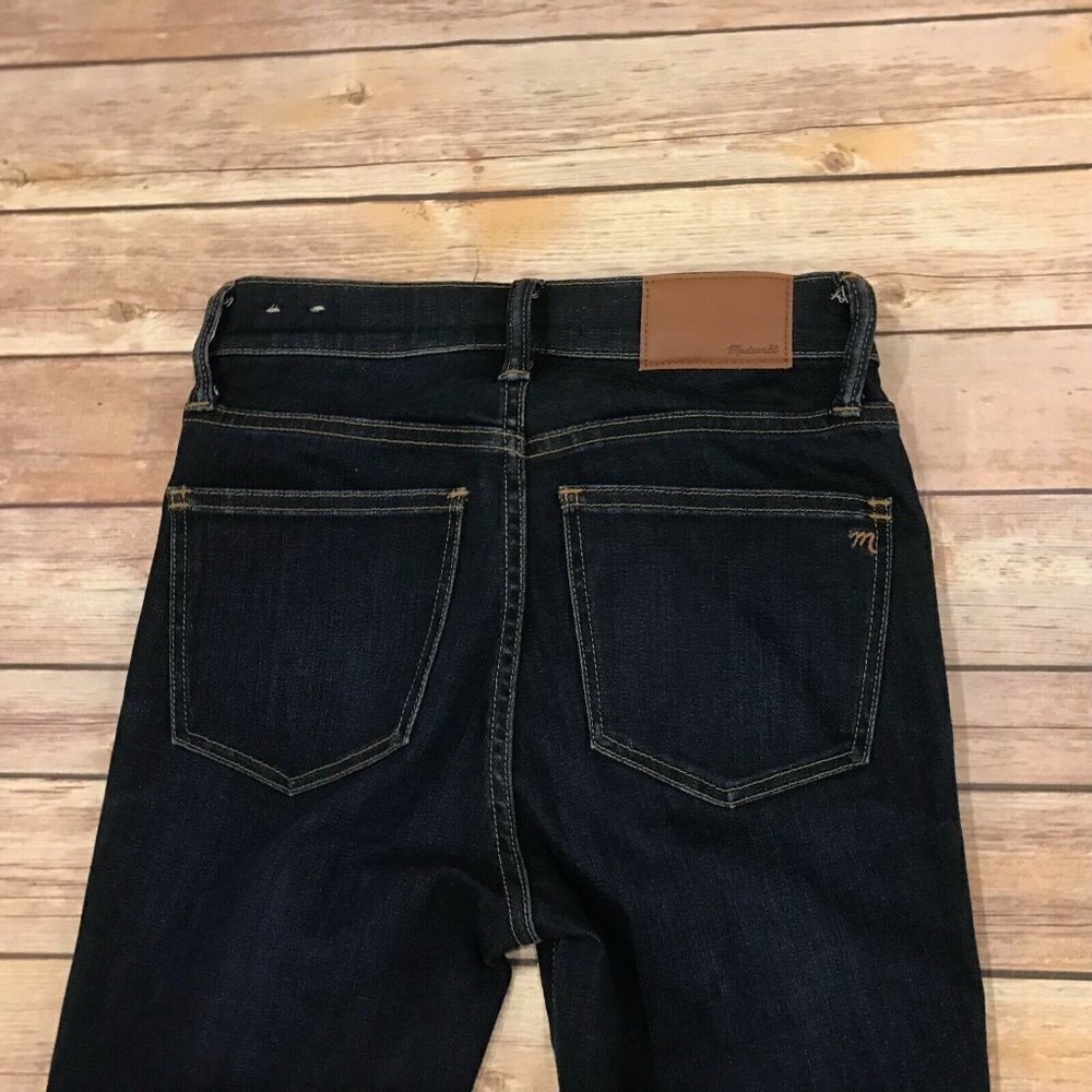 Madewell 9 Inch High Rise Skinny Jeans Larkspur - Picture 4 of 9